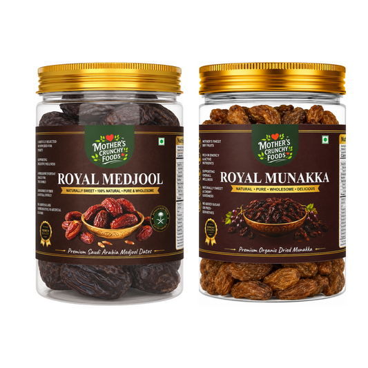 Mother's Crunchy Foods Royal Medjool + Royal Munakka Combo