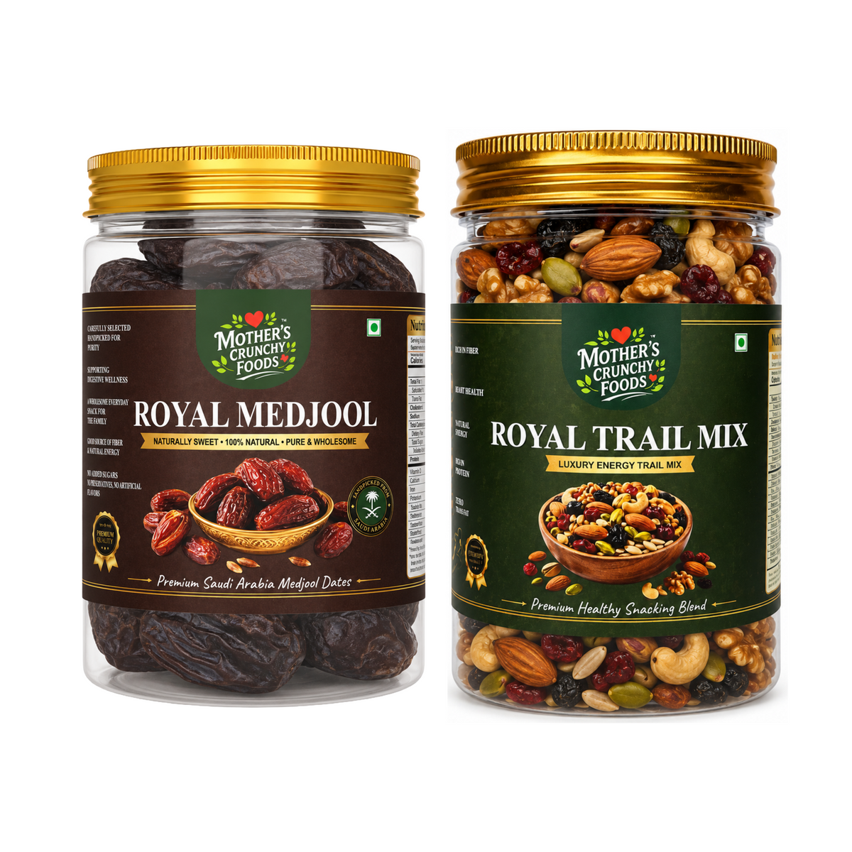 Mother's Crunchy Foods Royal Medjool + Royal Trail Mix Combo