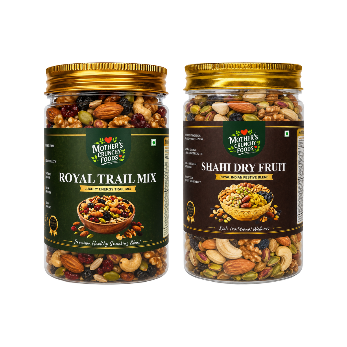 Mother's Crunchy Foods Royal Trail Mix + Shahi Dry Fruit Combo