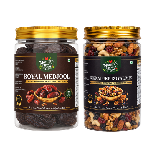 Mother's Crunchy Foods Royal Medjool + Signature Royal Mix Combo