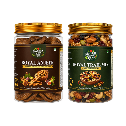 Mother's Crunchy Foods Royal Anjeer + Royal Trail Mix Combo