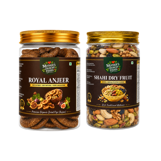 Mother's Crunchy Foods Royal Anjeer + Shahi Dry Fruit Combo