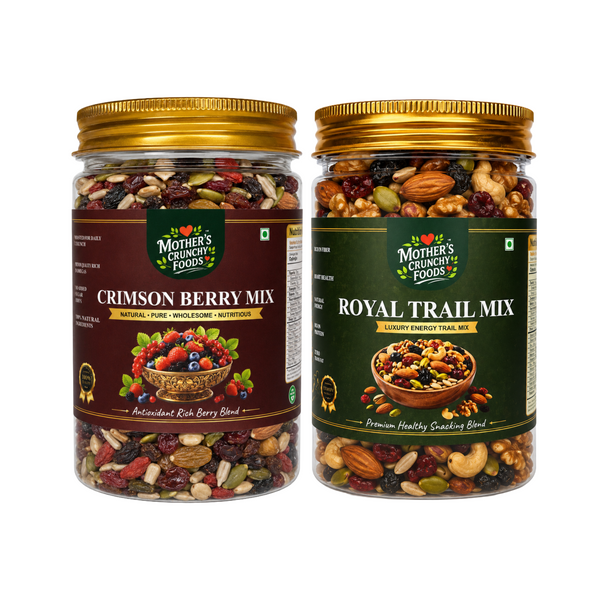 Mother's Crunchy Foods Crimson Berry Mix + Royal Trail Mix Combo