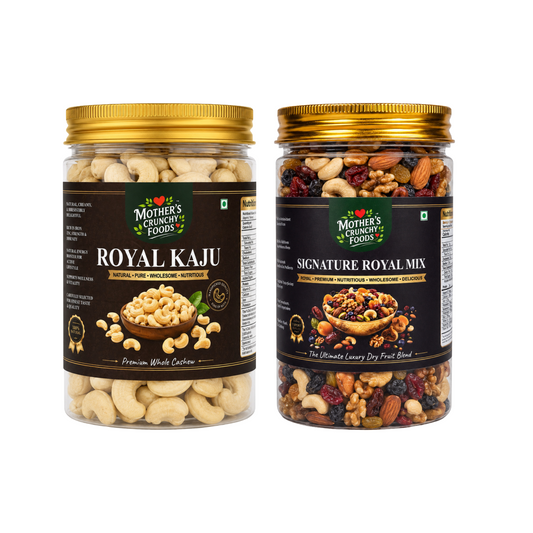 Mother's Crunchy Foods Royal Kaju + Signature Royal Mix Combo