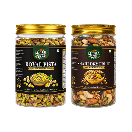 Mother's Crunchy Foods Royal Pista + Shahi Dry Fruit Combo