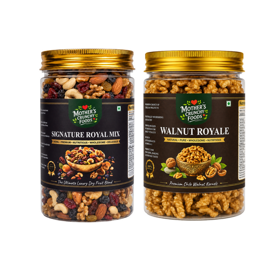 Mother's Crunchy Foods Signature Royal Mix + Walnut Royale Combo