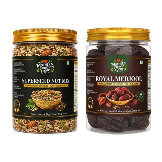 Mother's Crunchy Foods Royal Medjool + SuperSeed Nut Mix Combo