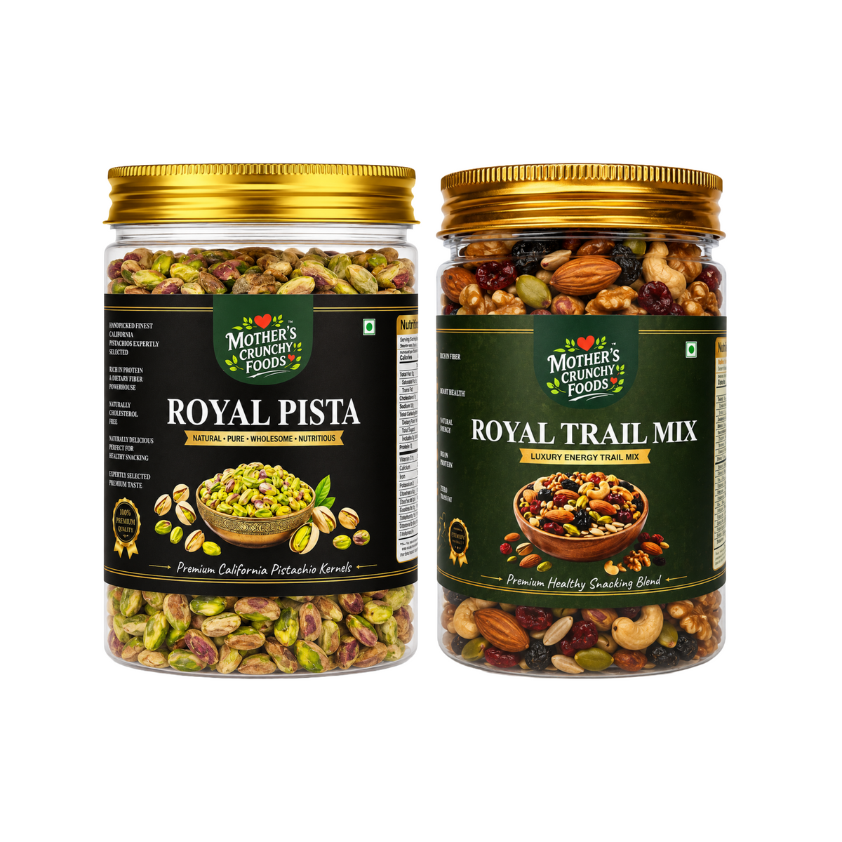 Mother's Crunchy Foods Royal Pista + Royal Trail Mix Combo